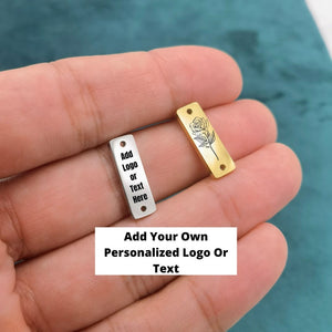 18x6mm Personalized Rectangle Bar Tag