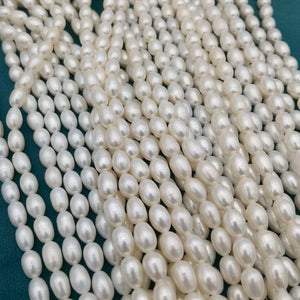 AAA+ 7mm freshwater rice pearls