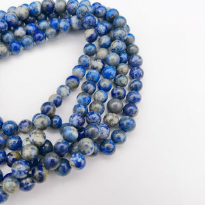 AA 6mm round lapis lazuli strand