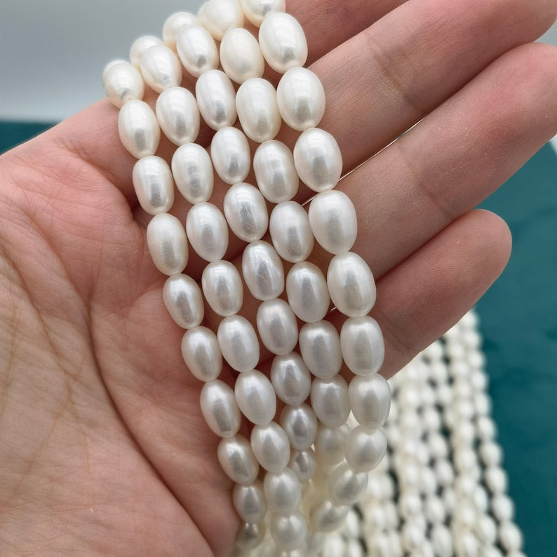 AAA+ 7mm freshwater rice pearls