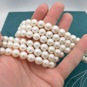 AAA 10mm High Luster Round Freshwater Pearls