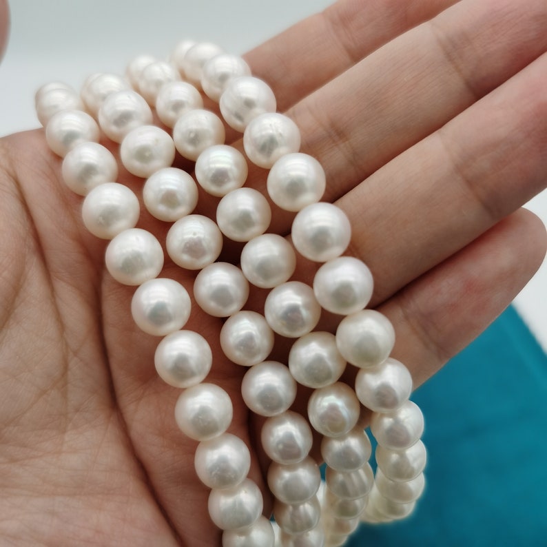 AAA+ 8mm High Luster Round Freshwater Pearls