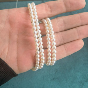 AAAA+ 4mm round freshwater akoya quality pearl beads