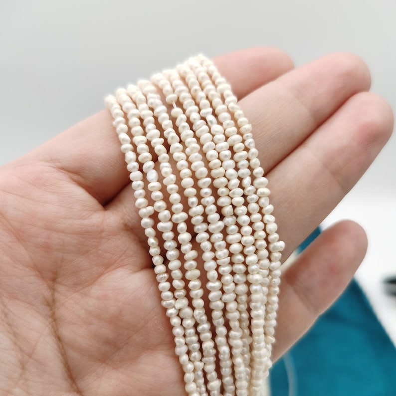 A+ 2.5mm seed pearl, small freshwater pearls