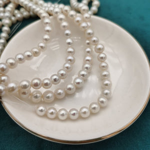 AAA 7-8mm high luster round freshwater pearls