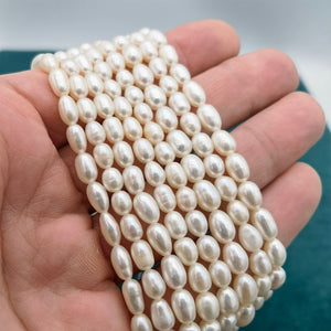 AAA 4.5-5mm stunning freshwater rice pearls wholesale