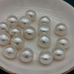 Aaaa 1pc 12.5-13mm button pearl