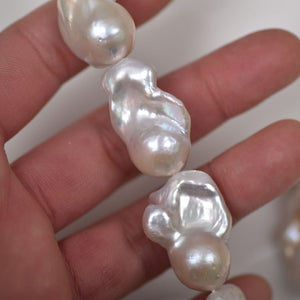 15-25mm Big baroque pearl strand