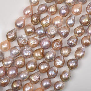 12-14mm Baroque large grain Flameball pearl
