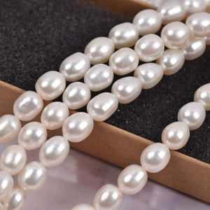 AAA+ 8-9mm high luster short rice pearl