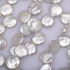 11-13mm Side drilled coin pearl strand