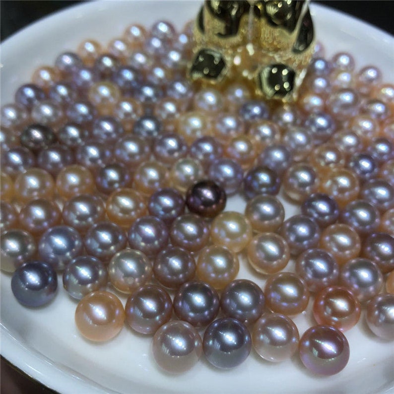 4A+ 3-12mm 1pc white round lose pearl