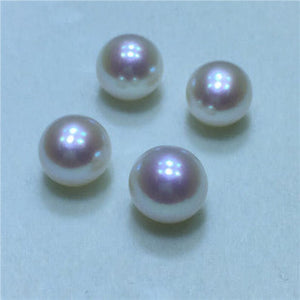 4A+ 3-12mm 1pc white round lose pearl