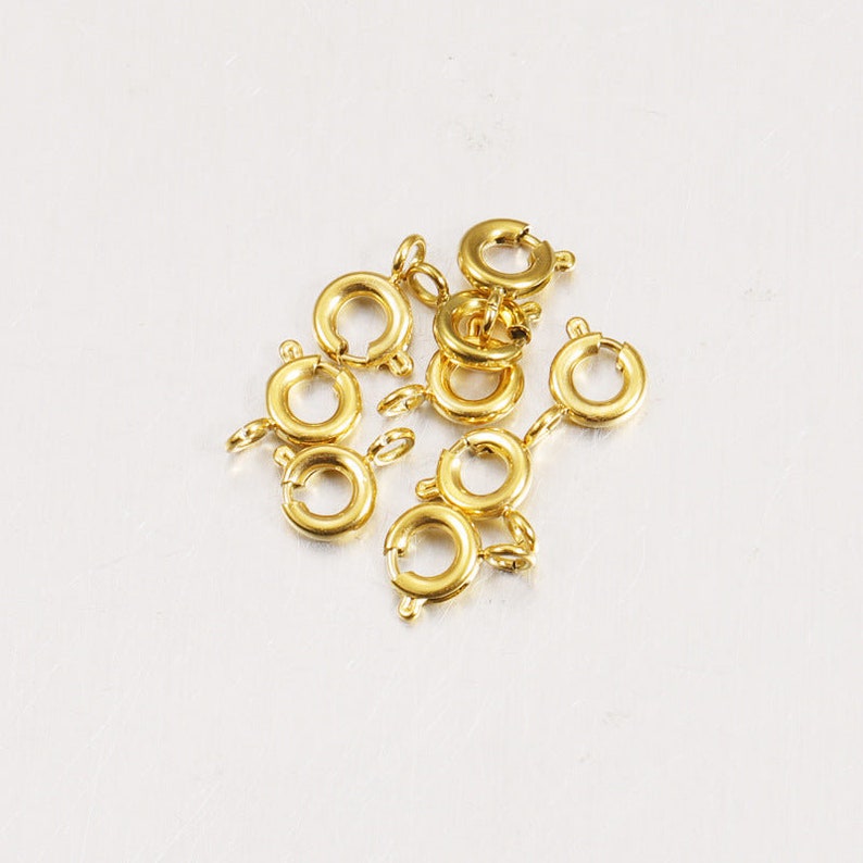 5mm stainless steel Spring ring clasp