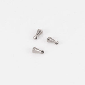 3x6mm stainless steel water droplet extension charm