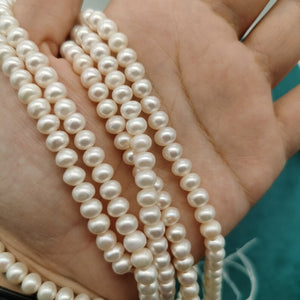AAA high luster 6-7mm round freshwater pearls