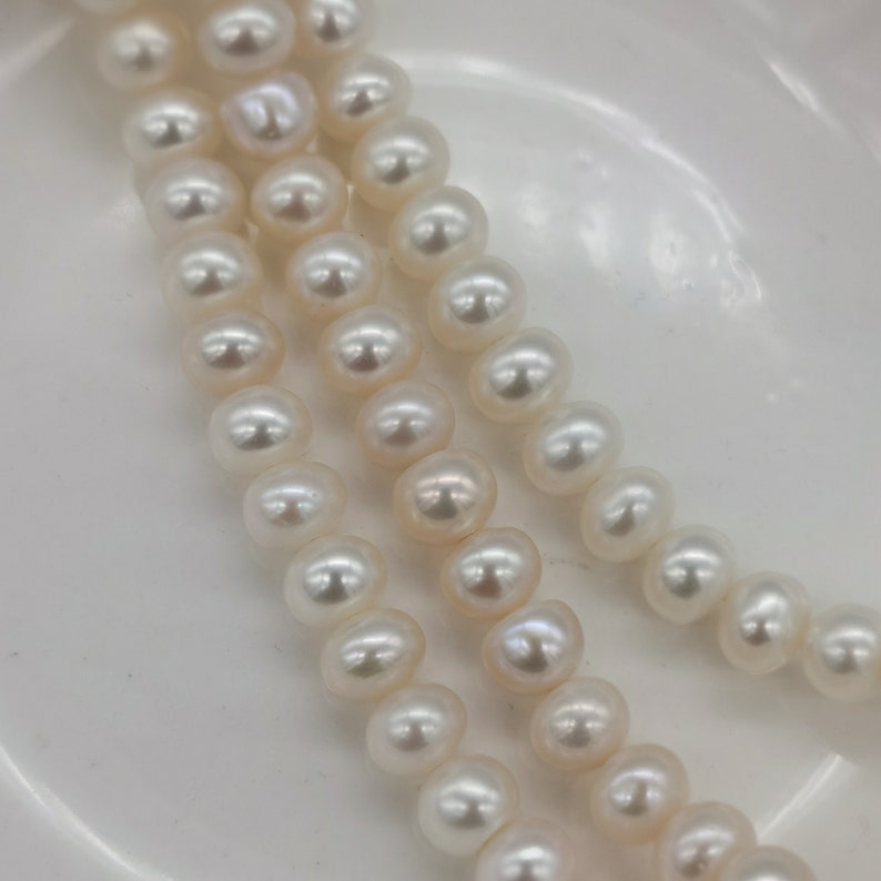 AAA high luster 6-7mm round freshwater pearls