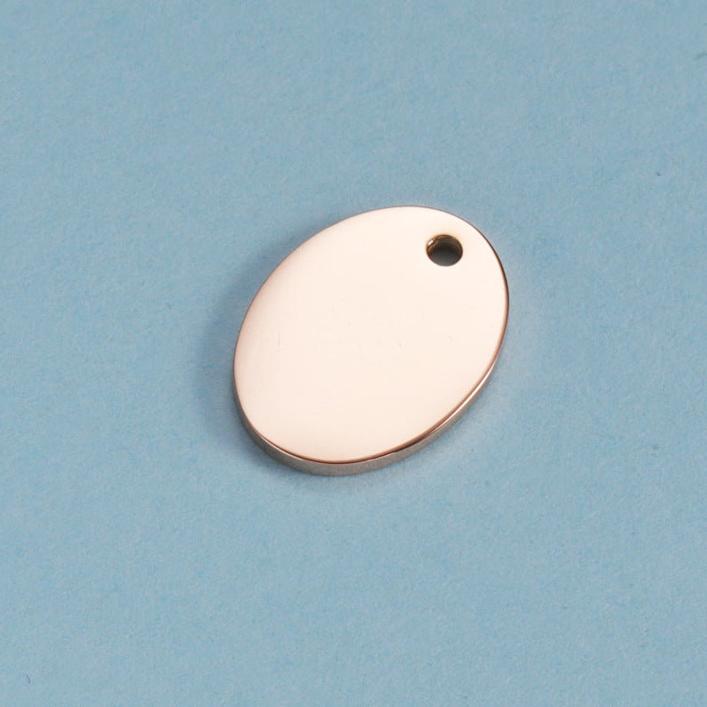 16x12mm Oval Engravable Tags Wholesale