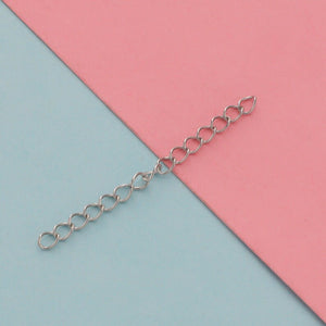 5cm stainless steels bracelet necklace extension chain