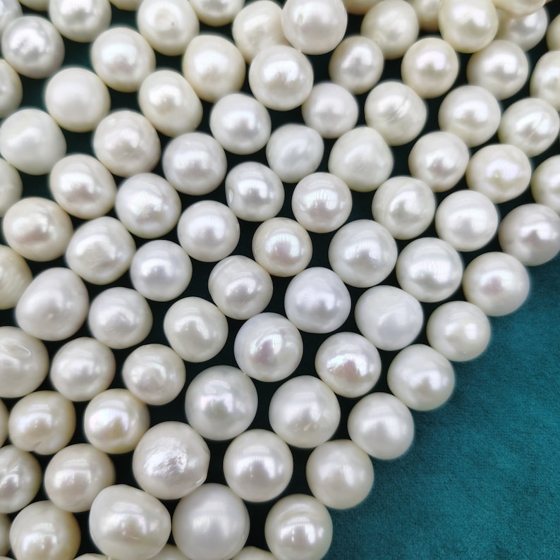 AA High Luster 11-12mm Round Freshwater Pearls