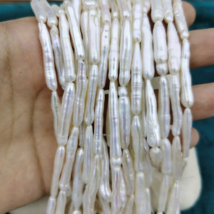 5-26mm Baroque pearl stick strand 39-40cm
