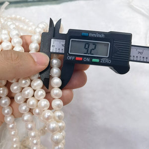 AA High Luster 9-10mm Round Freshwater Pearls