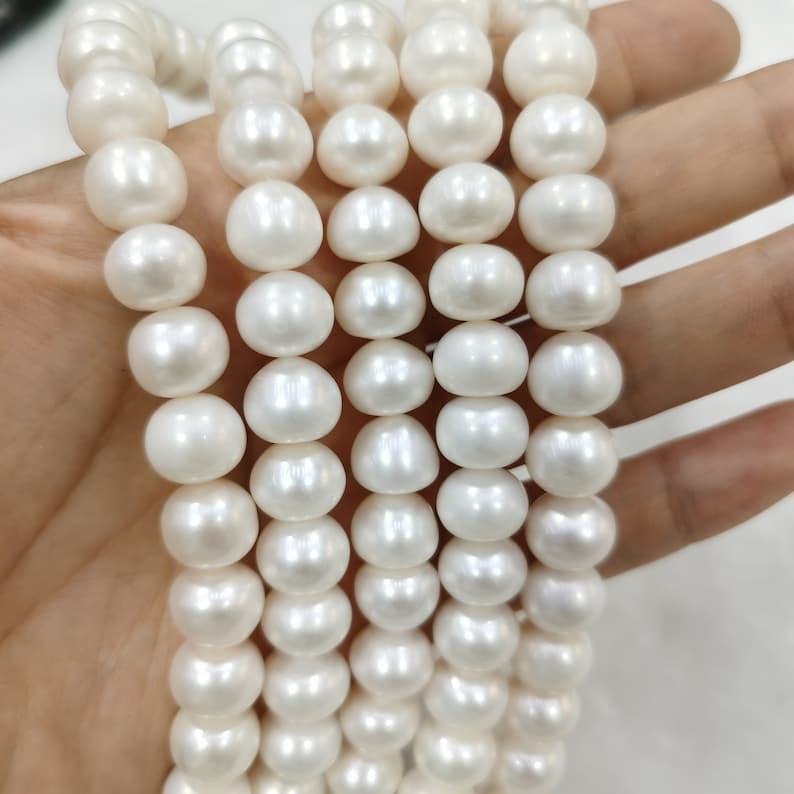AA High Luster 10-11mm Round Freshwater Pearls