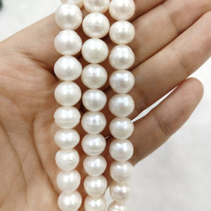 AA High Luster 9-10mm Round Freshwater Pearls