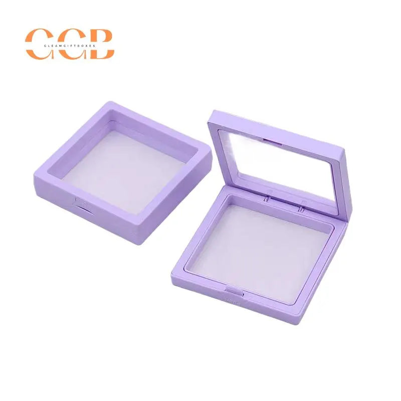 10pcs Purple Floating Jewelry Display Box