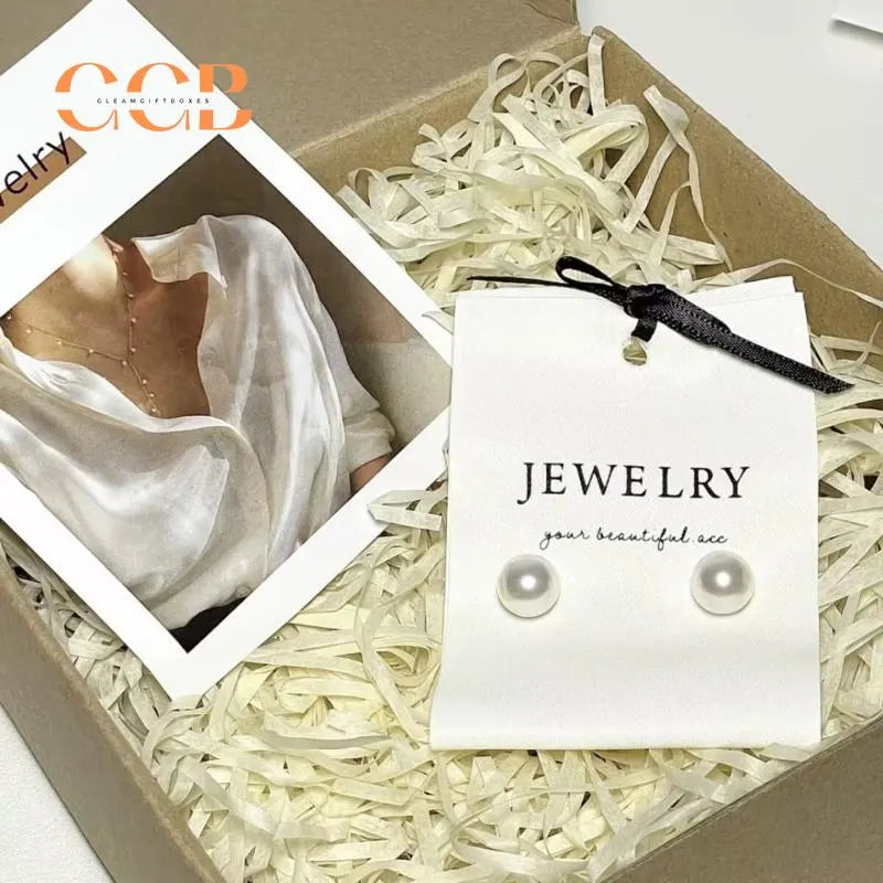 10pcs Fabric Jewelry Display Cards, Jewelry Holder