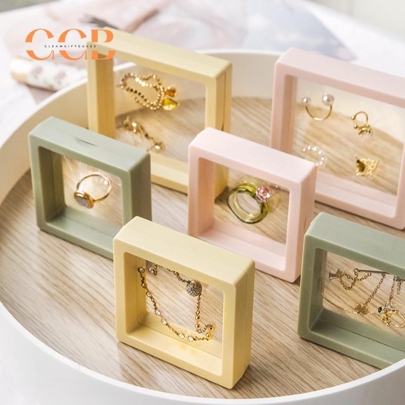 10pcs Purple Floating Jewelry Display Box