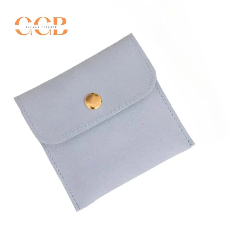 10pcs blue Microfiber Set Jewelry Pouches
