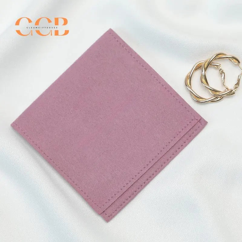 10pcs purple Microfiber Jewelry Pouches