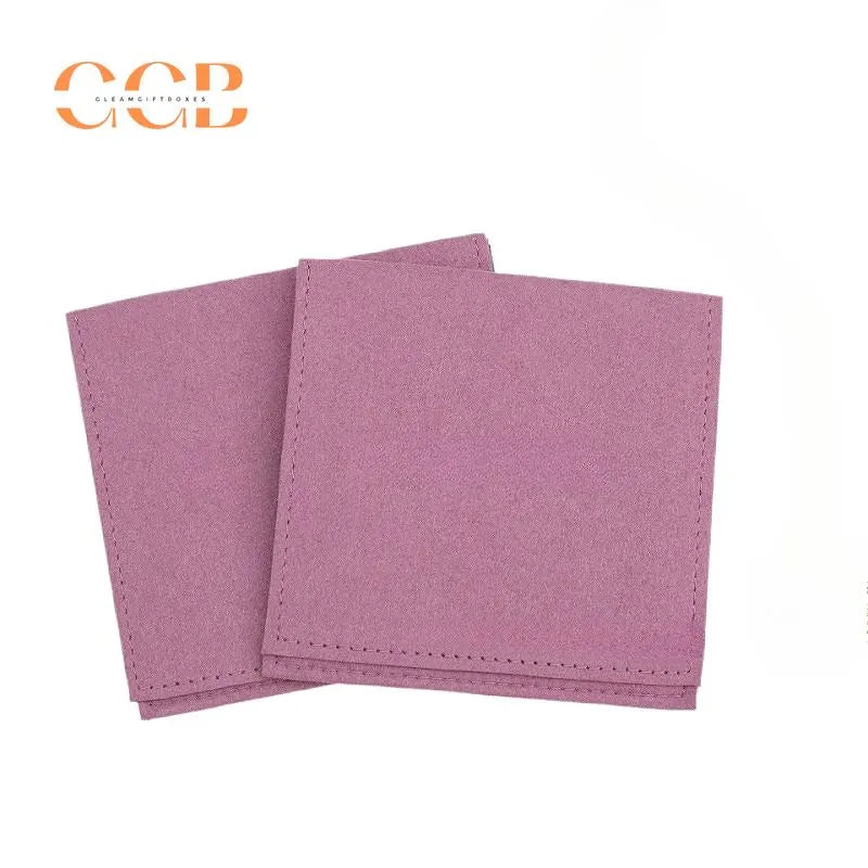 10pcs purple Microfiber Jewelry Pouches