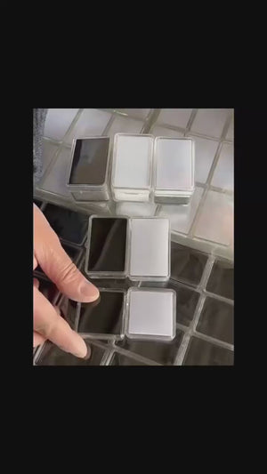 20pcs Plastic Transparent Jewelry Display Box