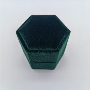 Green Velvet Ring Box